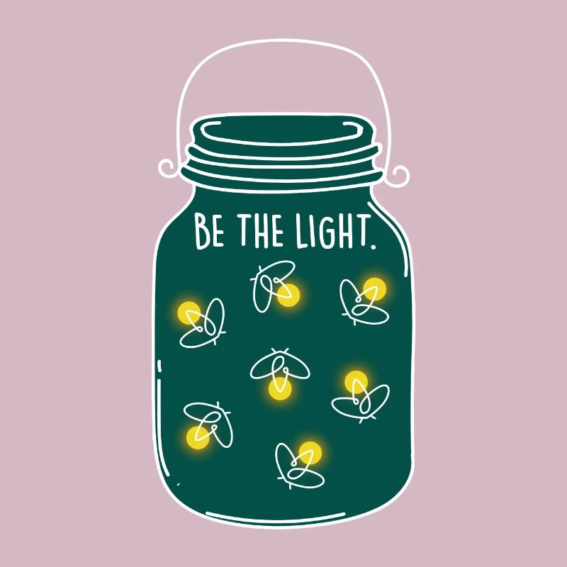 Be the light! Camping nature firefly summer