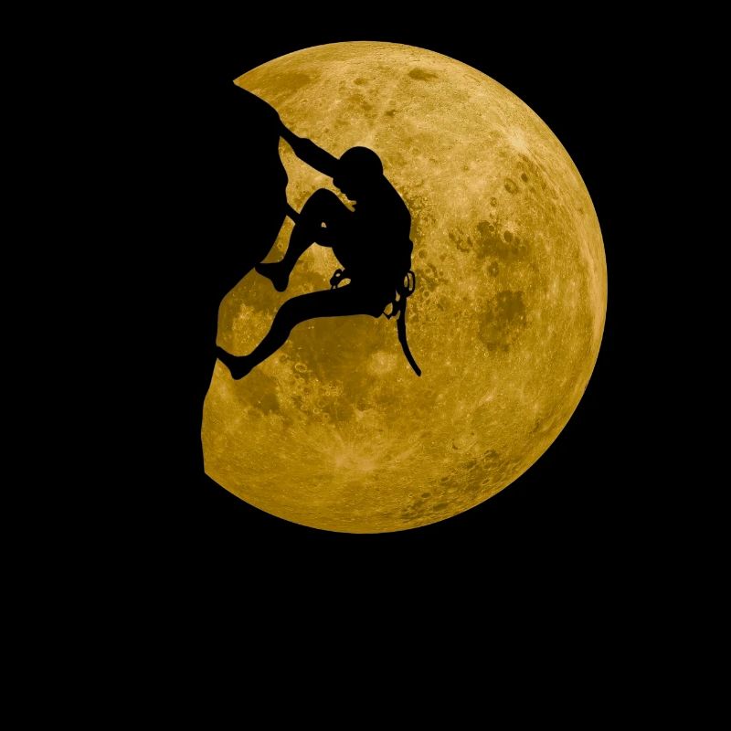 Klettern Bouldern Vollmond Kletterer Boulder