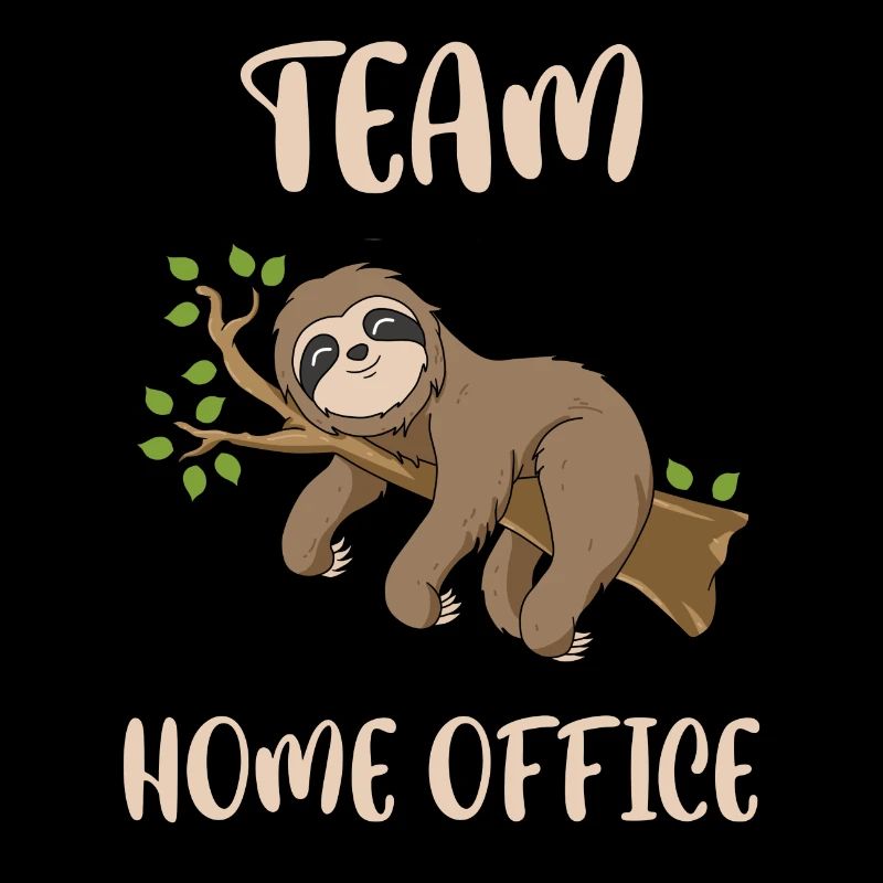 Team Home Office Sloth Gift Office Home Office