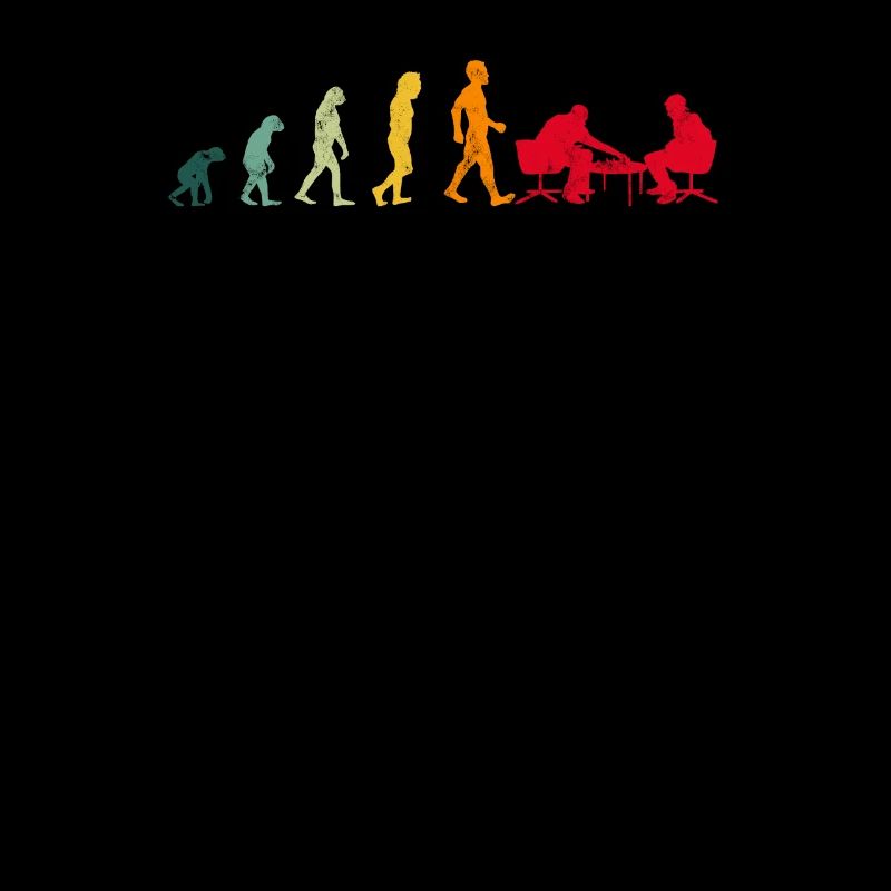 Schach Schachspieler Evolution