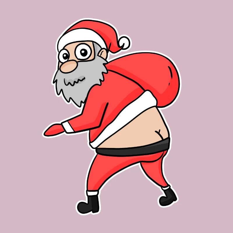 Lustiger Weihnachtsmann