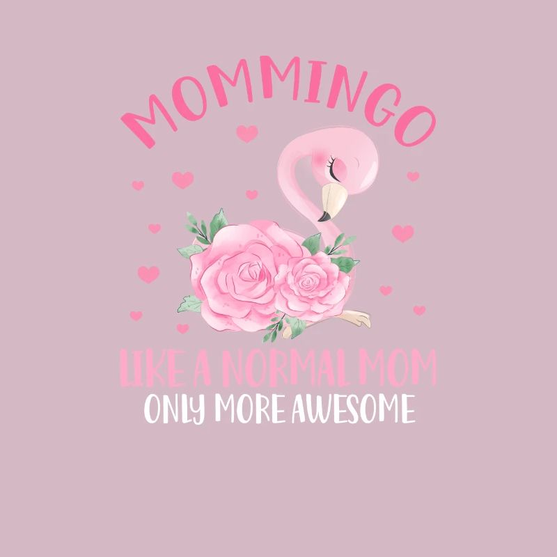 Flamingo Mutter Pink Vogel Muttertag Geschenk