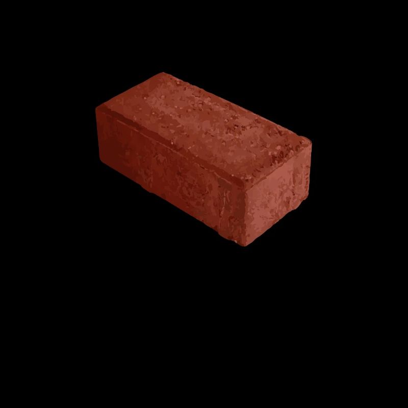 Nur ein Brick Plain Singular Regular Brick für