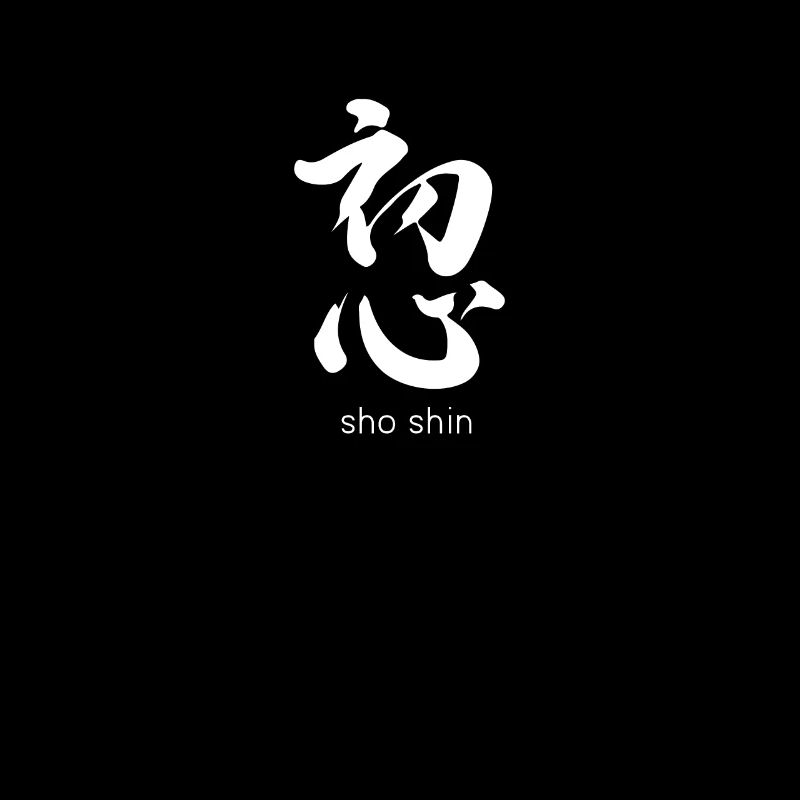 Shoshin Zen Buddhism Beginners Mind Calligraphy