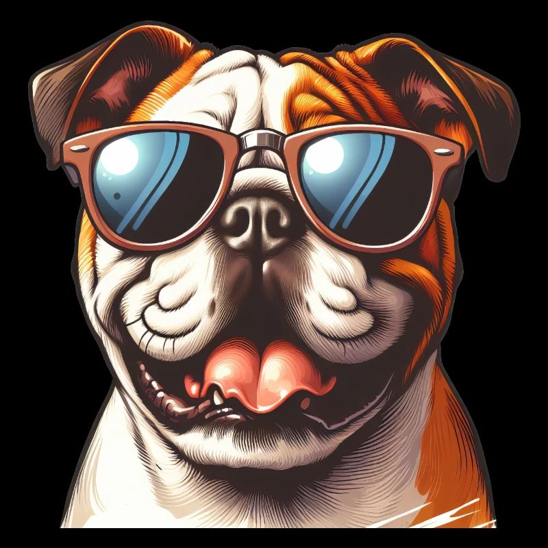 Bouledogue mignon Le modèle