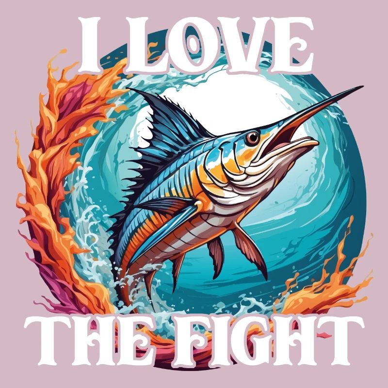 Springender Marlin Hochseefischen Tiefseefischen