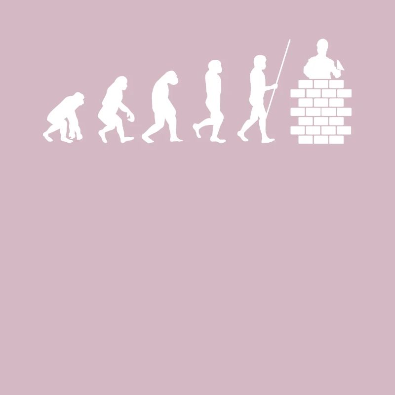 Maurer Evolution | funny wall builder gift