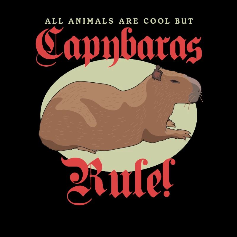 Capybara Capybaras Wasserschwein Geschenk