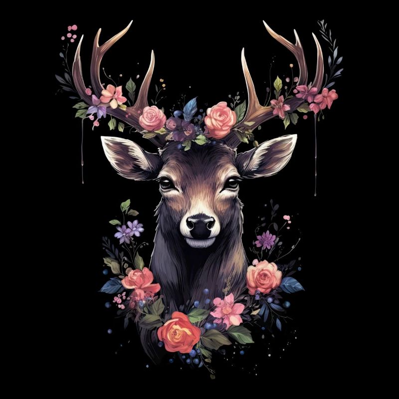 Replacement dirndl deer antlers deer