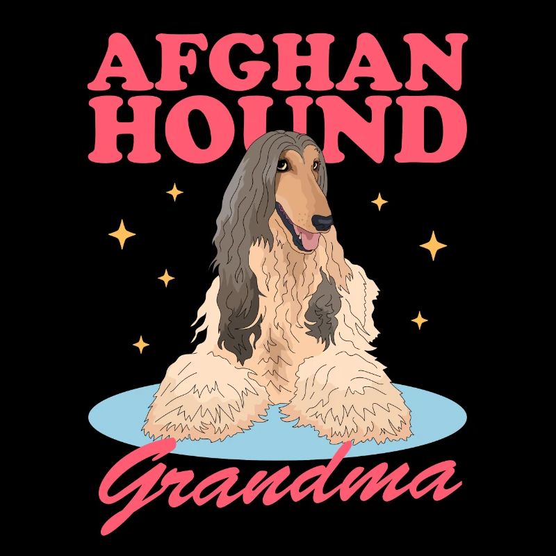 Cadeau de propriétaire de chien de grand-mère de lévrier afghan
