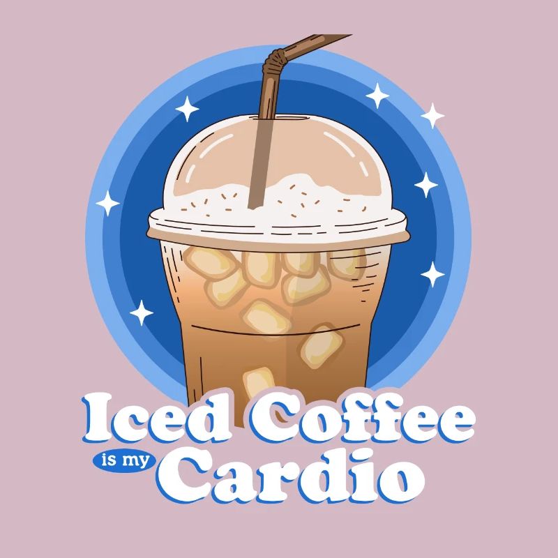 Eiskaffee Iced Coffee Kaffee Liebhaber Geschenk