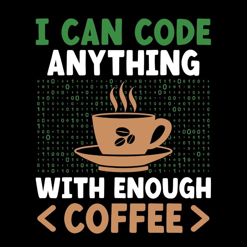 Kaffee-Codierung Programmierer Programmierer Entwickler Nerd Coff