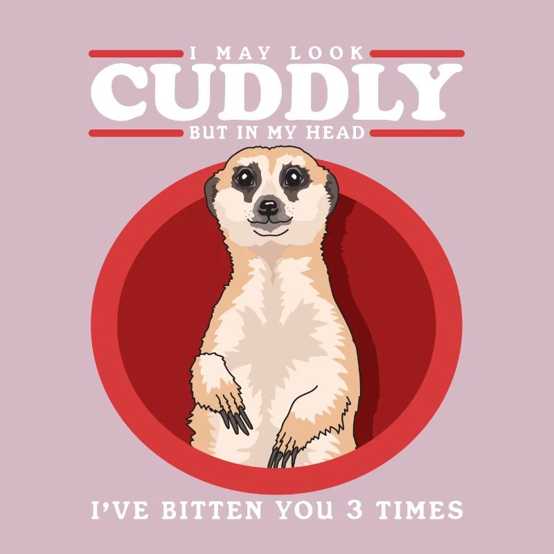 Erdmännchen lustiges Erdmännchen Geschenk