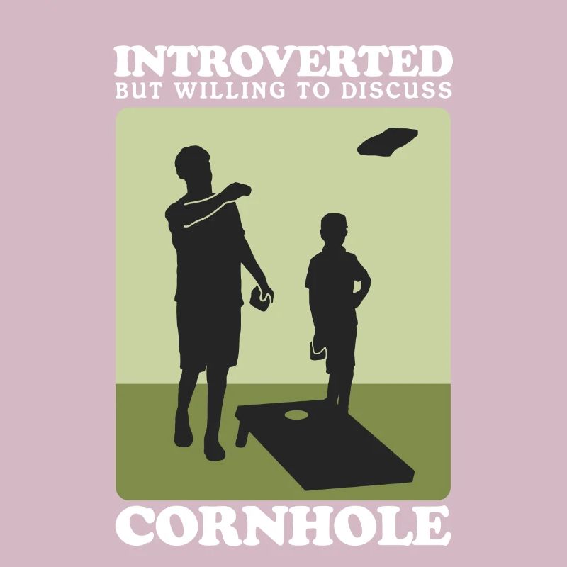 Cornhole Spieler Sackloch Bean Bag Geschenk