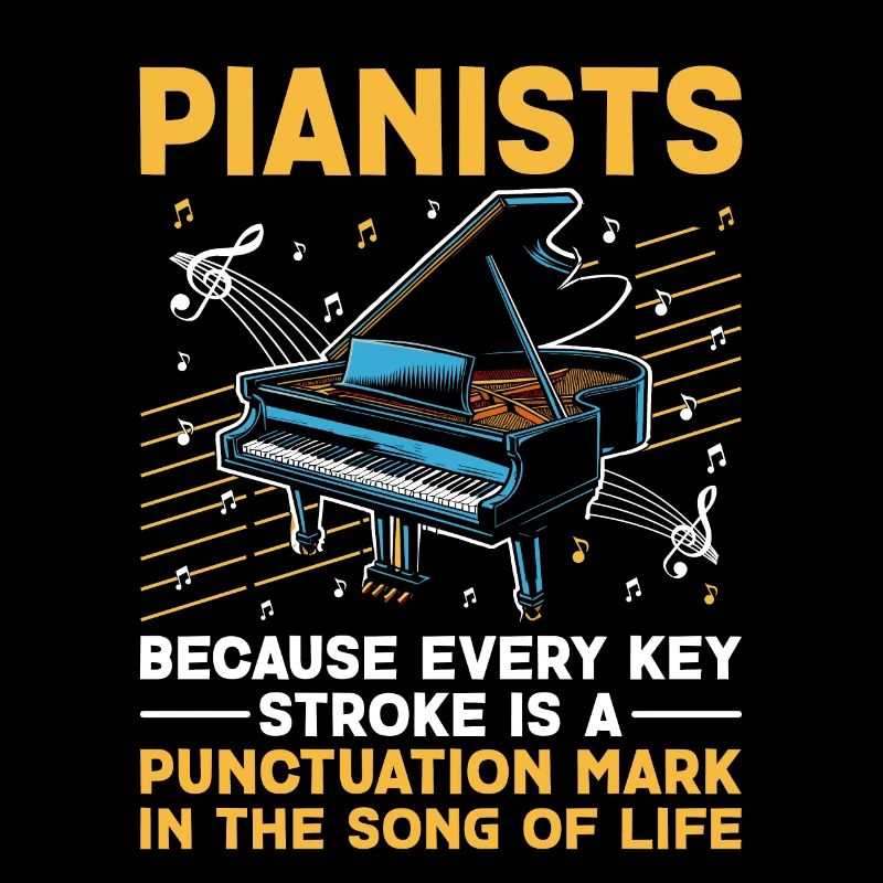 Pianistes parce que chaque trait de touche est une ponctuation