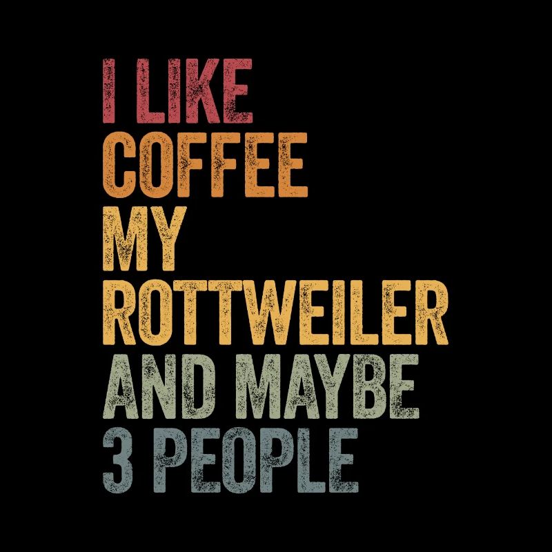 Le café et mon rottweiler Kaffee