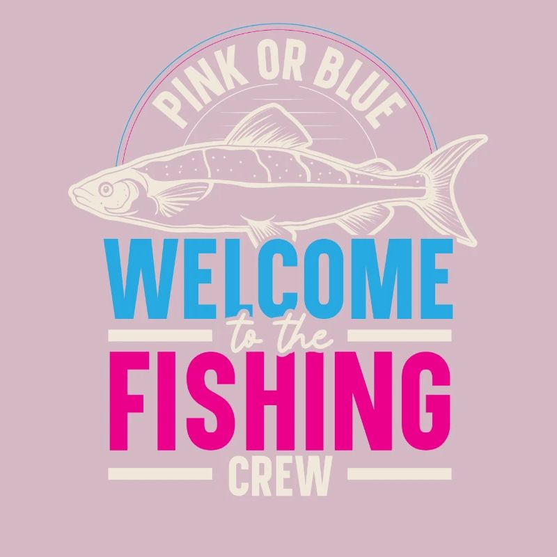 Rosa oder blau Willkommen bei der Fischer-Crew