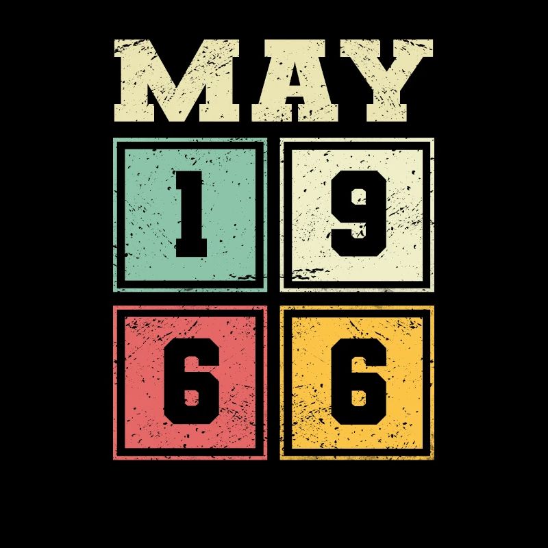 57th birthday May Vintage 1966 Vintage
