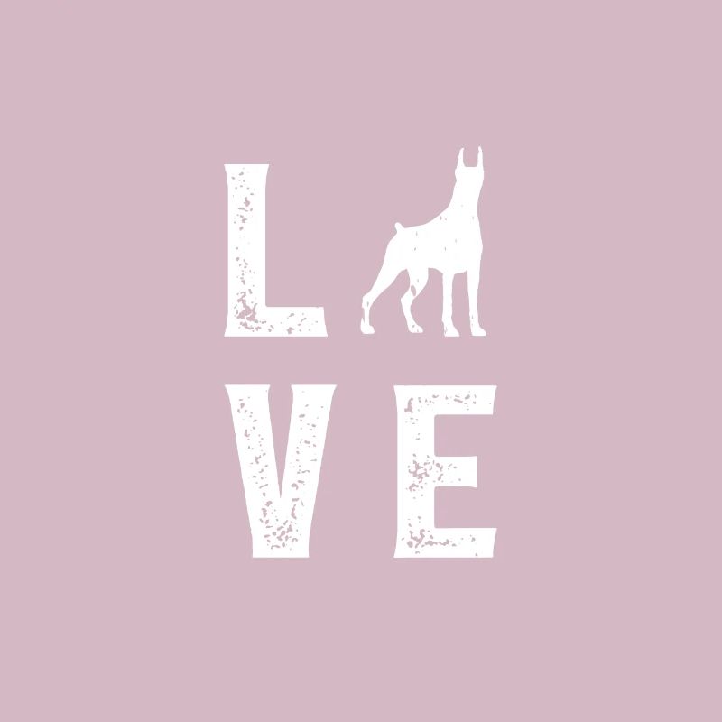 Amour de doberman