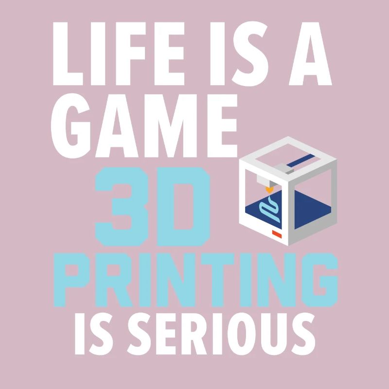 Das Leben ist ein Spiel 3D-Druck ist eine ernste A
