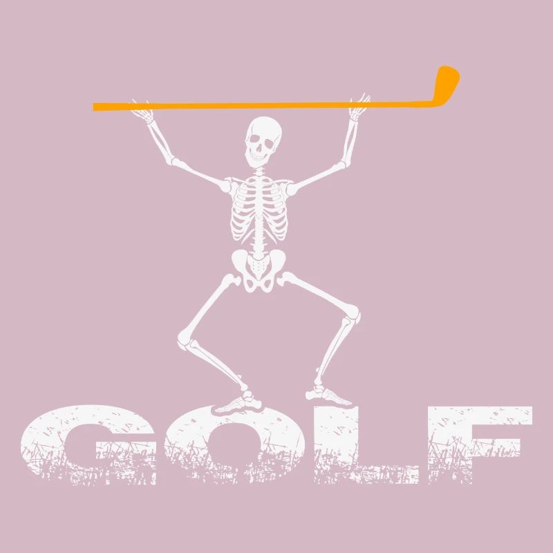 Golf Halloween-Golf-Party Golfer mit Golfschläger