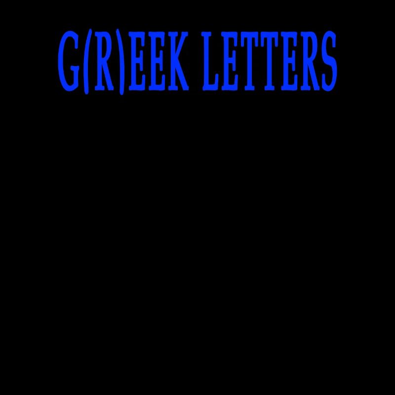 drôle de jeu de mots geeks nerds alphabet grec