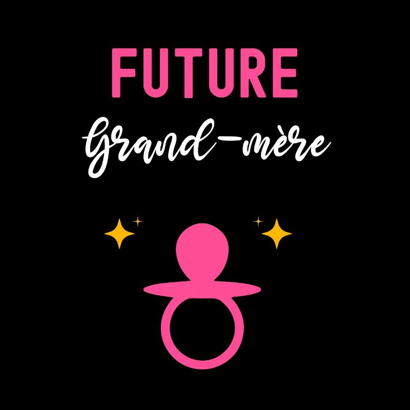 Future grand-mère cadeau annonce grossesse