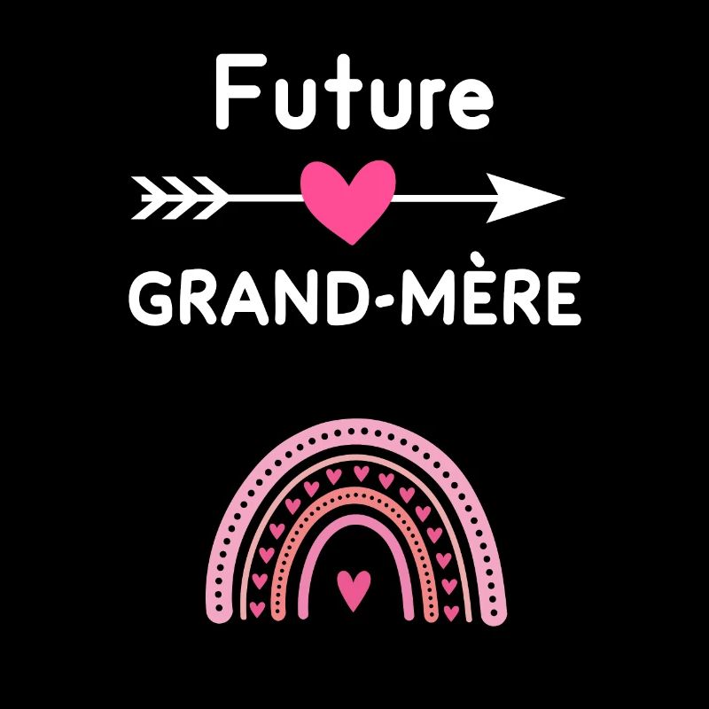 Future grand-mère cadeau annonce grossesse