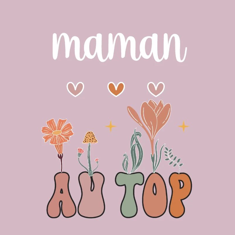 Mama an der Spitze Boho Bohème Blumen Mutter Geschenk