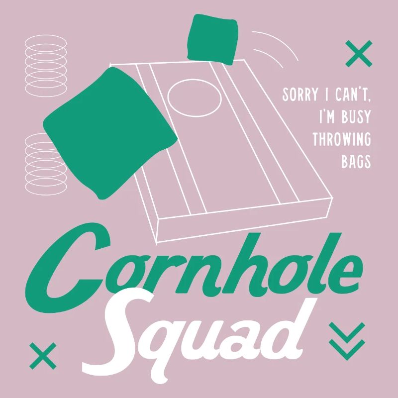 Cornhole Squad Wilderness Ironic Saying