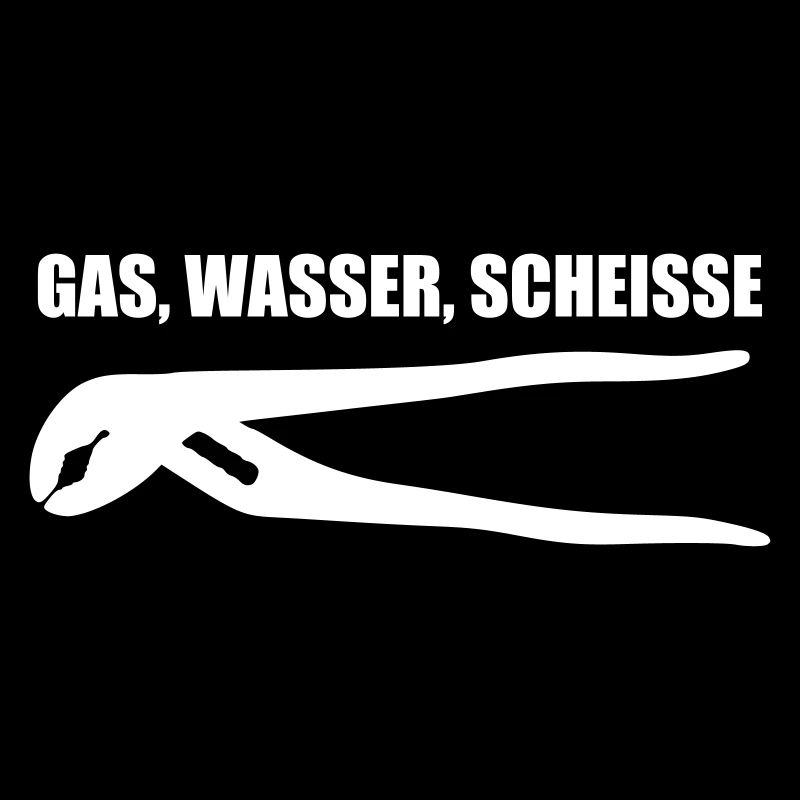Gas Wasser Scheiße