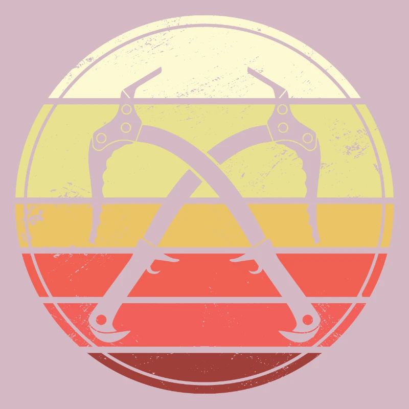 Eisklettern Retro Eispickel Eiskletterer