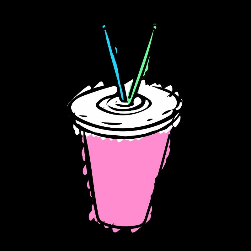 Milkshake drawing