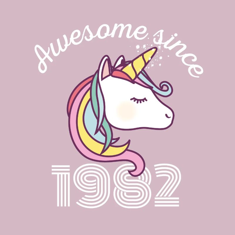 Funny Birthday Awesome Since 1982