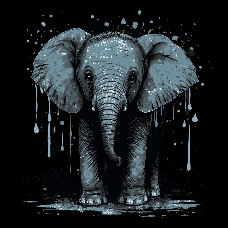 Mignon bébé éléphant