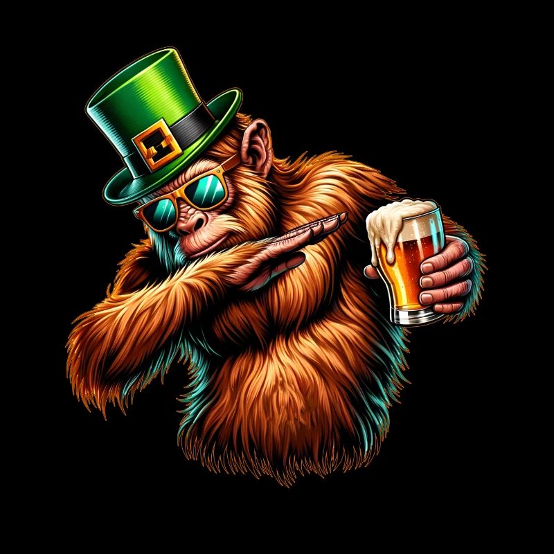 St Patricks Day drinking beer funny