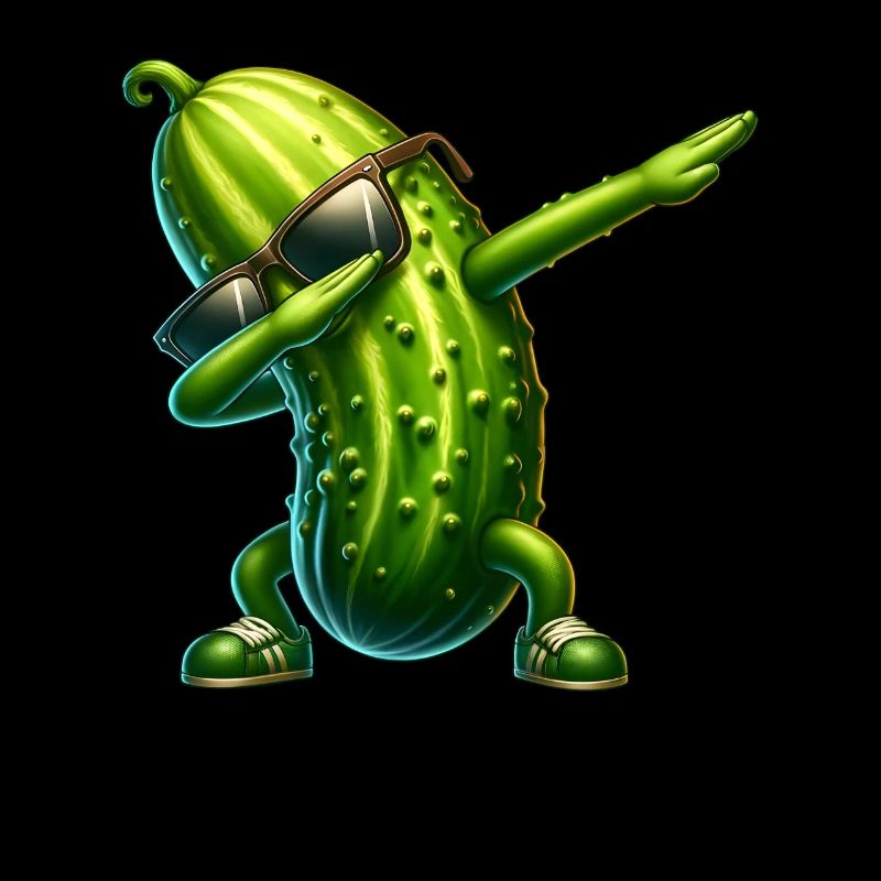 Sour Concombre Dabbing Cornichon Drôle