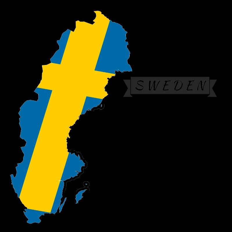 Suède Topographie Drapeau Suède Design
