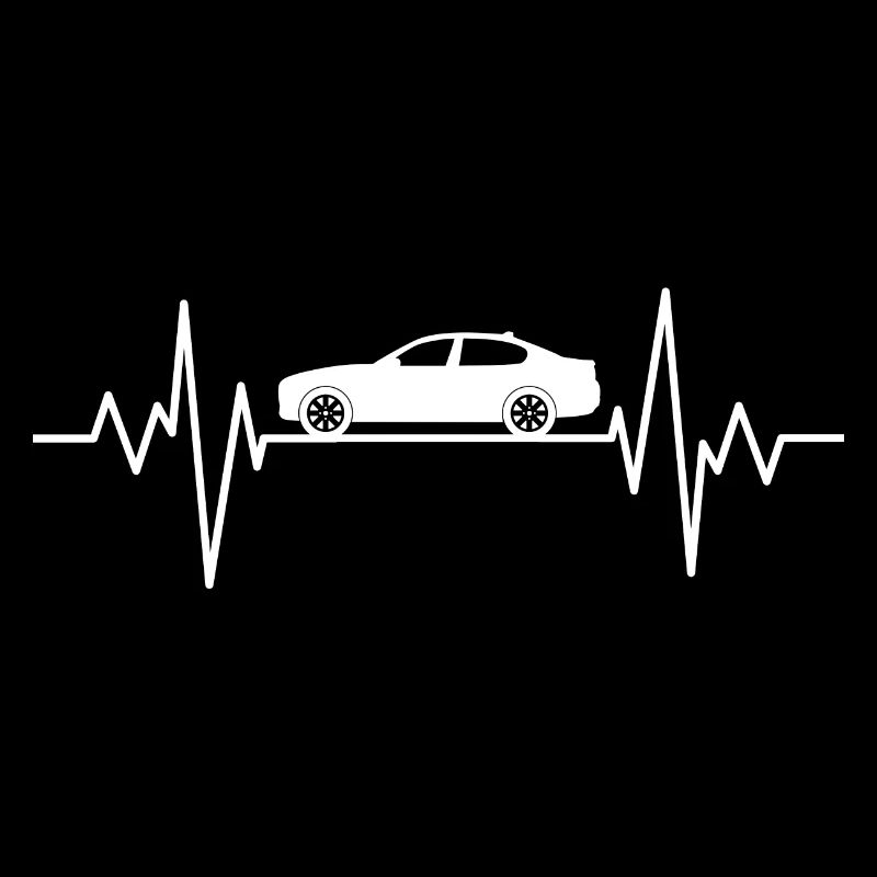 Auto Herzfrequenz. Auto Geschenk