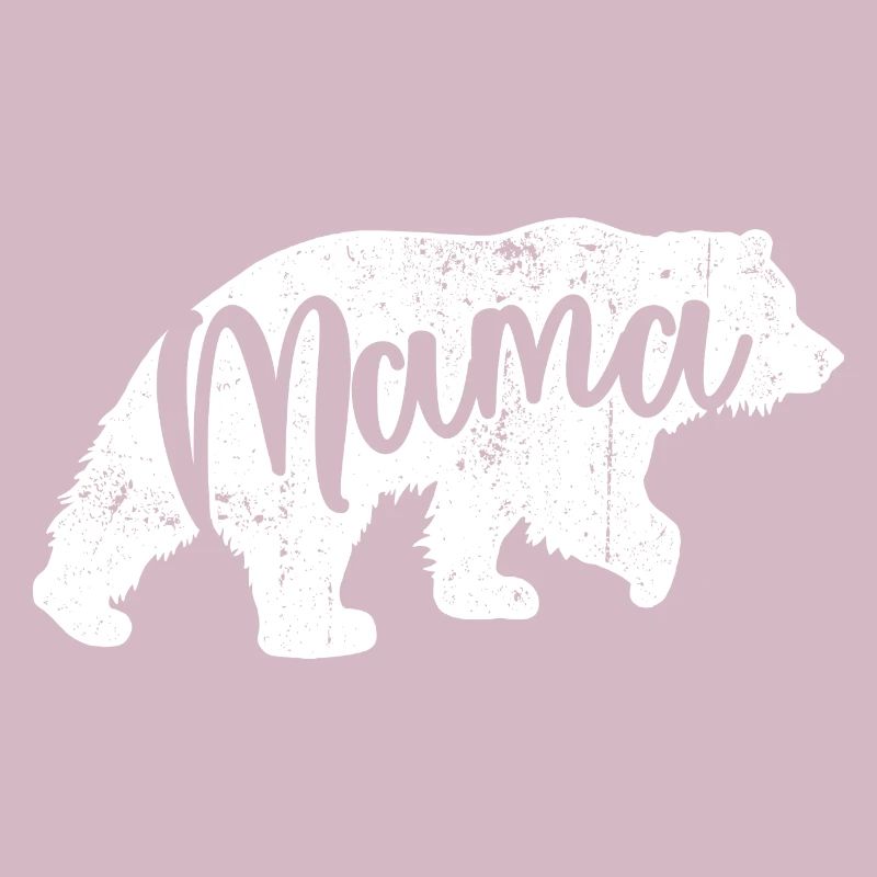 Mama Bear Script Logo