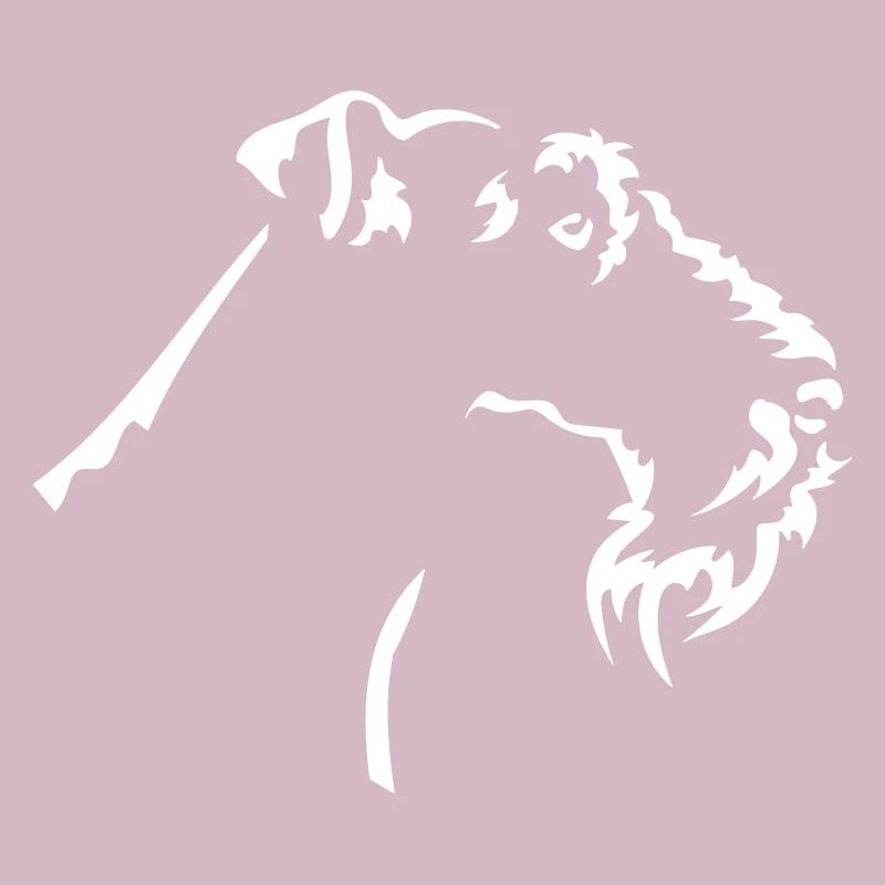 Fox Terrier Head "Black Edition"