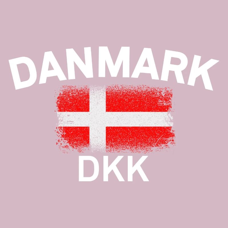 Drapeau danois Grunge Nordic Pride