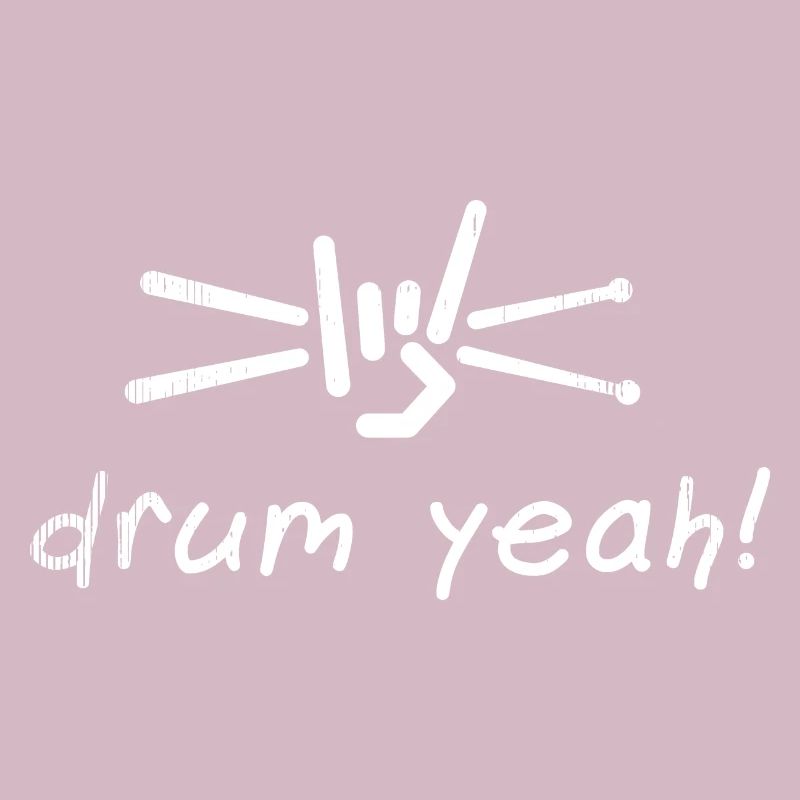 Drum Yeah! Energetic Drum Pattern Illustration
