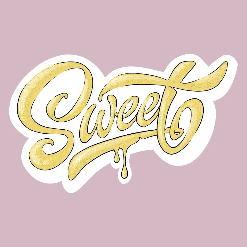 Conception de typographie Sweet Script