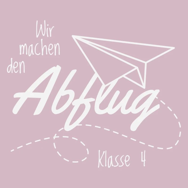 Abschlussshirt Grundschule Abflug