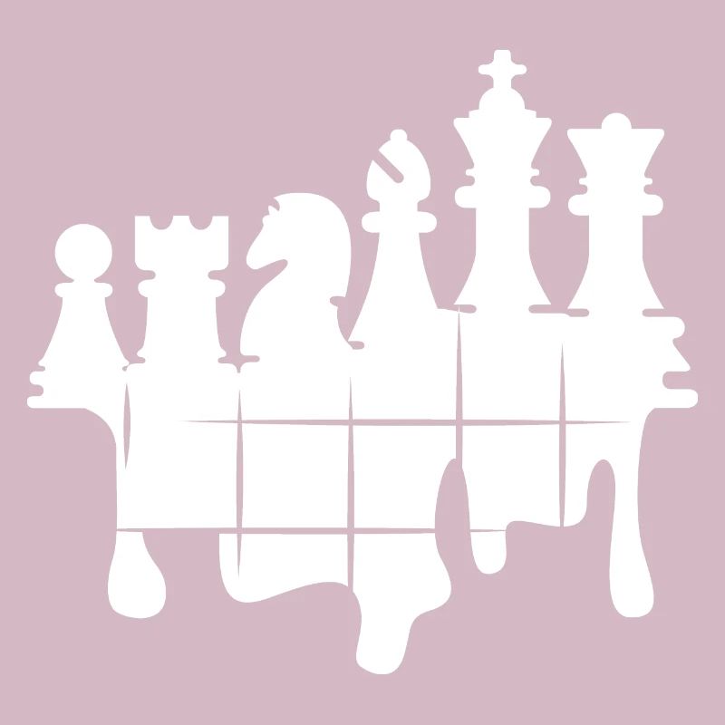 Chess Graffiti Chess Set Figures Knight Logo