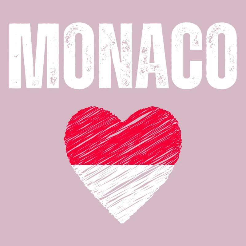J’aime Monaco, drapeau de Monaco