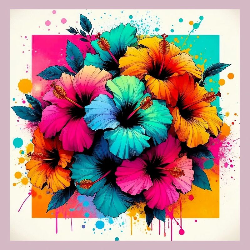 Fleurs d’hibiscus