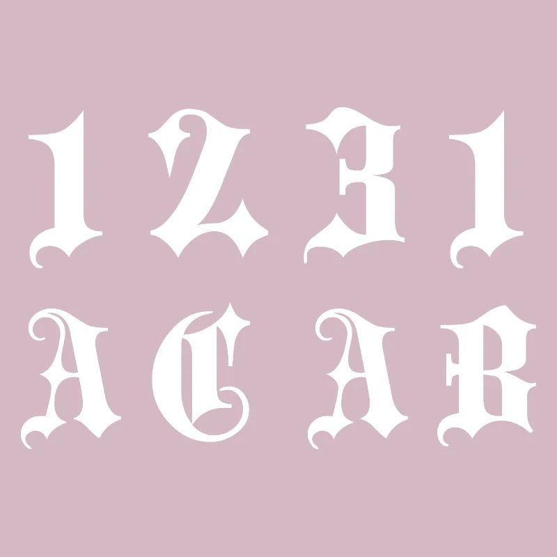 Gothic Monogram 1231