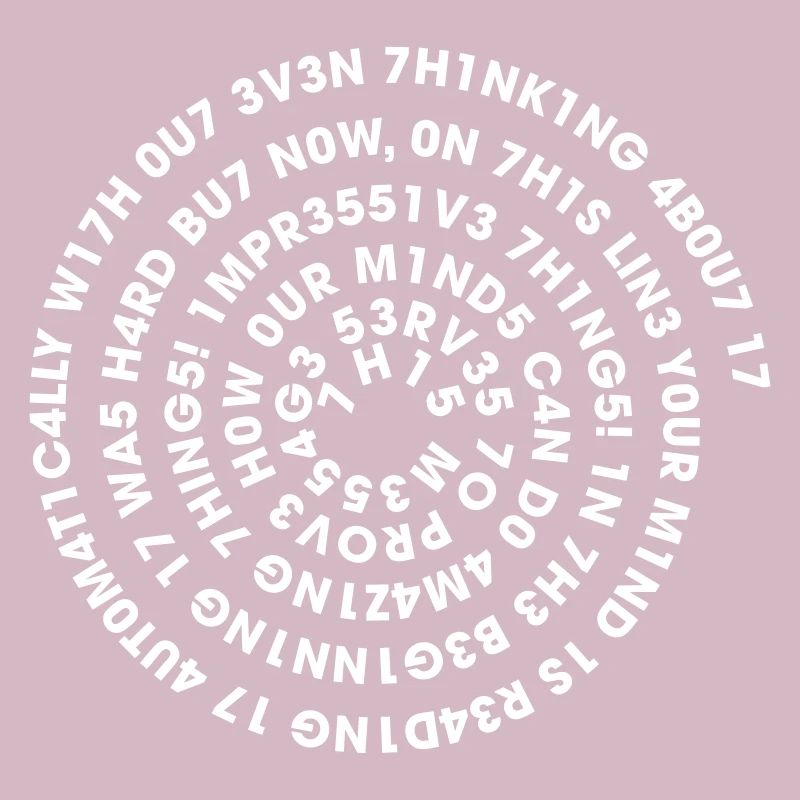 Spirale Leetspeak – Nerd Code 1337 Geek Design